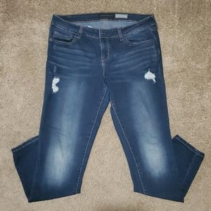 Blue jean jeggings (aeropostale)